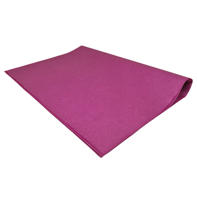 Hârtie de mătase culoare plum-mov, teanc de coli pliate 17g/m² – dimensiune 50x75cm