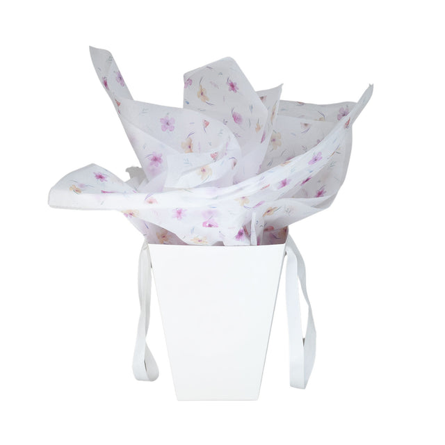 Hârtie de mătase Pastel Dream, pusă într-o pungă de hârtie, 17g/m² – dimensiune 50x75cm