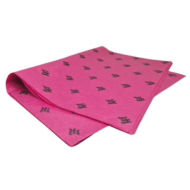 Hârtie de mătase personalizată roz-fuchsia, top de coli 17g/m² – dimensiune 50x75cm