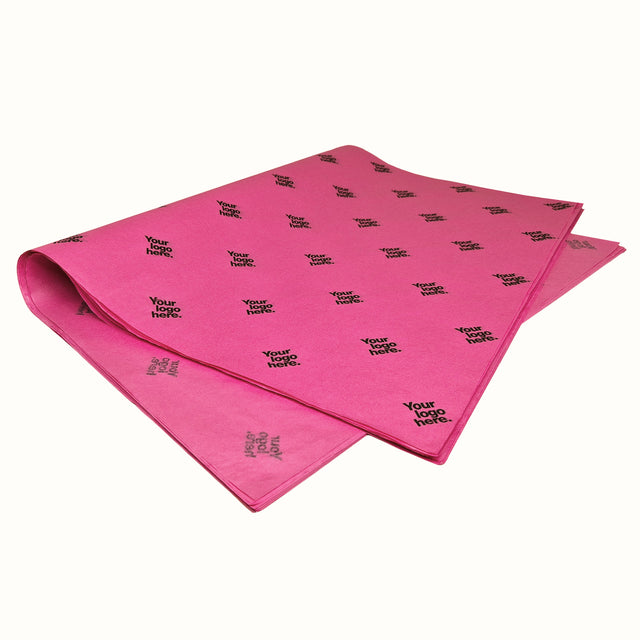 Hârtie de mătase personalizată fuchsia, teanc de coli 28g/m² – dimensiune 50x75cm