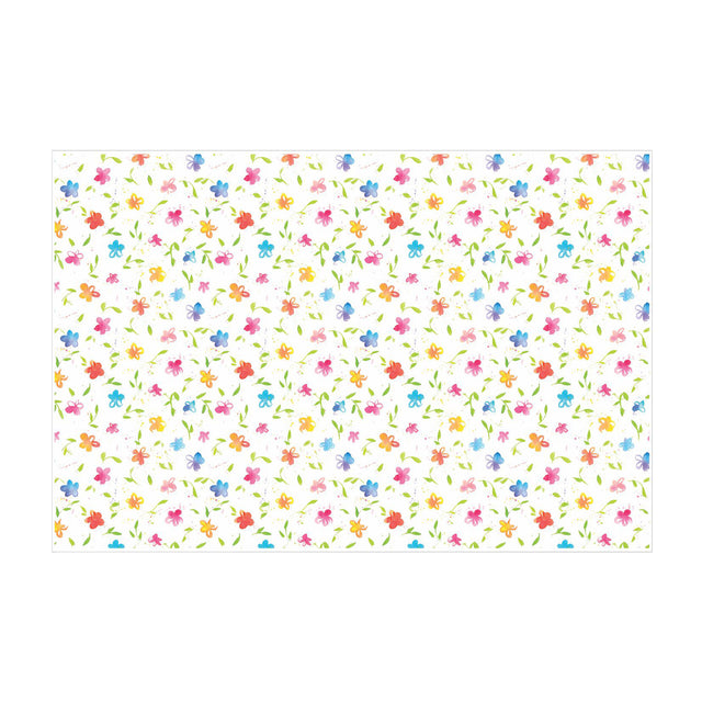 Hârtie de mătase Rainbow Garden, foaie deschisă, 17g/m² – dimensiune 50x75cm
