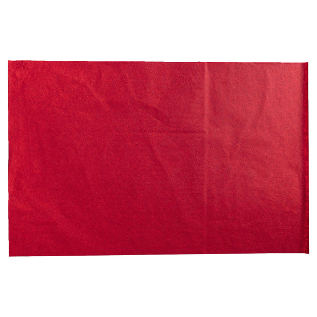 Hârtie de mătase roșie, coală deschisă 28g/m² – dimensiune 50x75cm