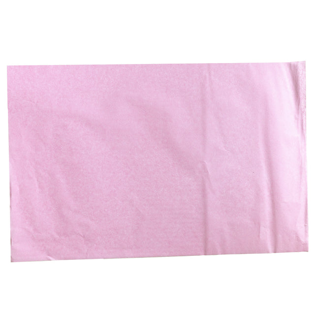 Hârtie de mătase roz pastel, coală deschisă 28g/m² – dimensiune 50x75cm