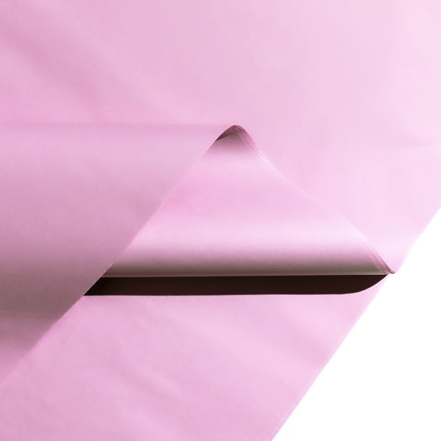 Hârtie de mătase roz pastel top de coli pliate, 28g/m² – dimensiune 50x75cm