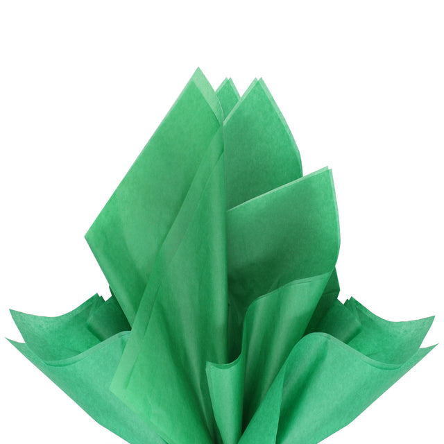 Hârtie de mătase verde închis, aranjament evantai, 17g/m² – dimensiune 50x75cm