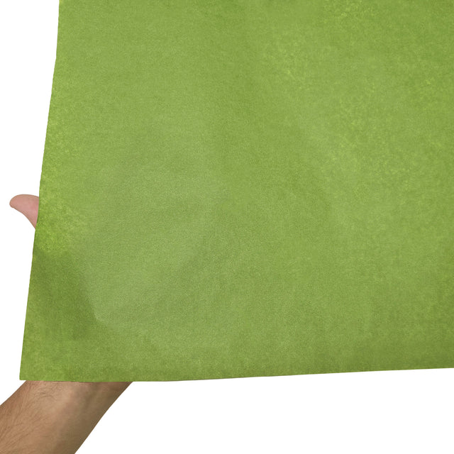 Hârtie de mătase verde-măsliniu, textură și transparență, 28g/m² – dimensiune 50x75cm
