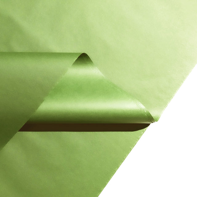 Hârtie de mătase verde masliniu top de coli, 28g/m² – dimensiune 50x75cm