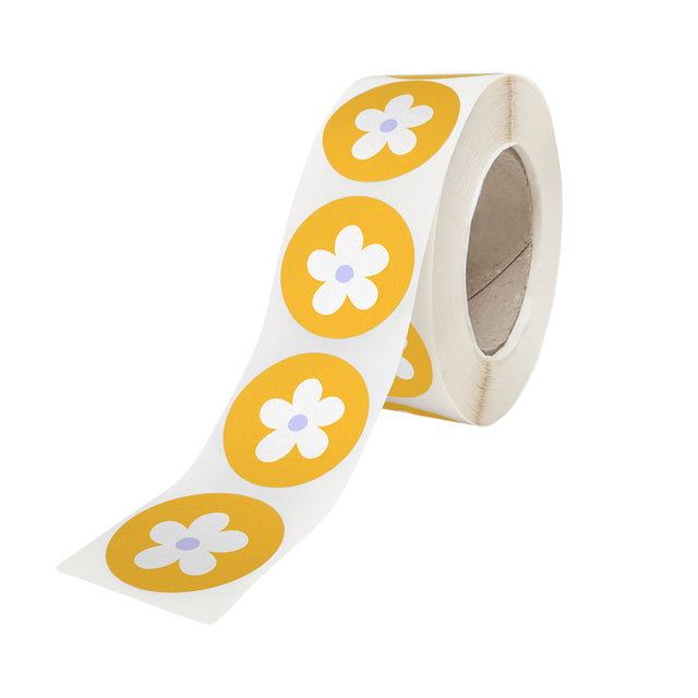 Etichetă autoadezivă/sticker cu Model 7C Floral