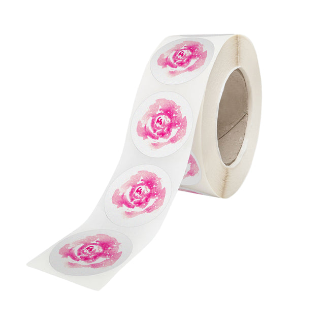 Etichetă autoadezivă/sticker cu Model 10B Floral