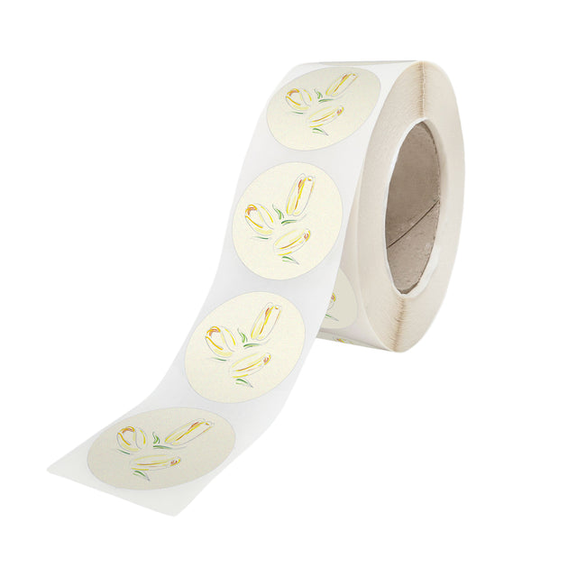 Etichetă autoadezivă/sticker cu Model 11A Floral