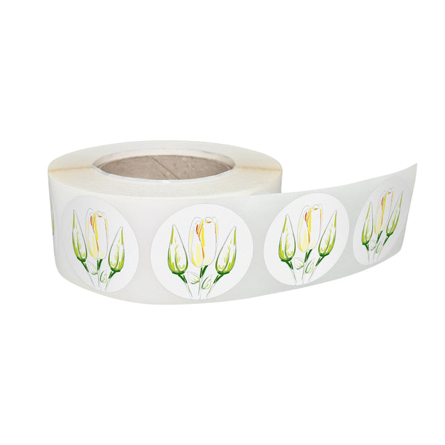 Etichetă autoadezivă/sticker cu Model 11B Floral