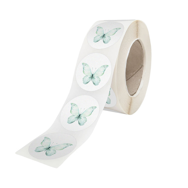 Etichetă autoadezivă/sticker cu Model 15C Floral