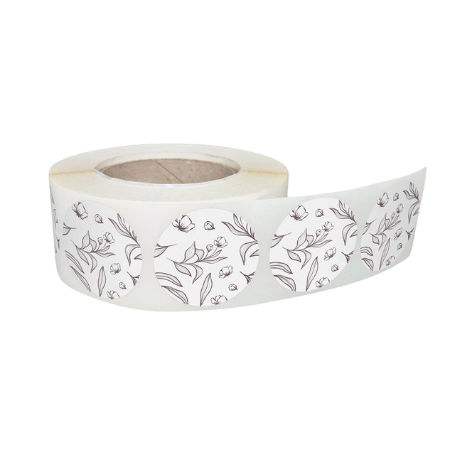 Etichetă autoadezivă/sticker cu Model 16B Floral