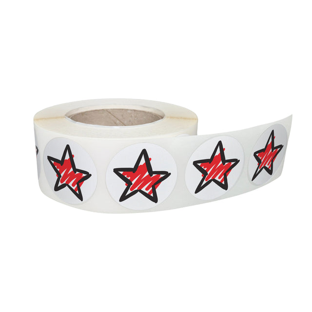 Rola stickere decorative Craciun Ornament Fiesta – etichete rotunde pentru pachete și cadouri