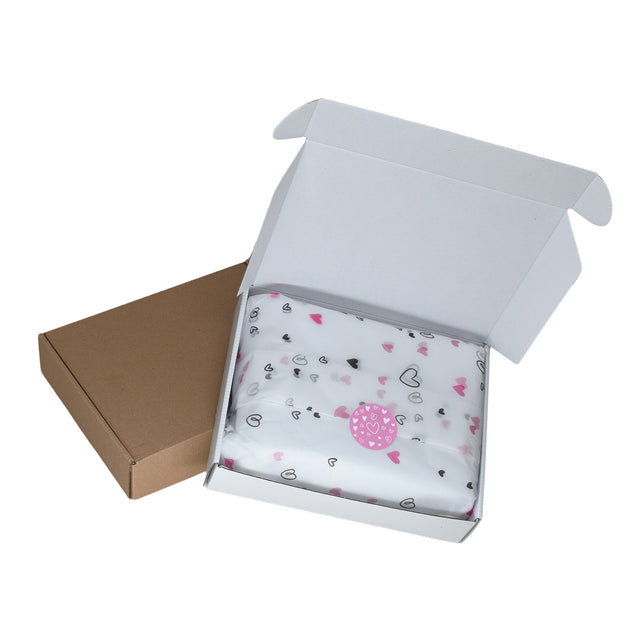 Sticker model Love Mini Hearts 8c, ambalat într-o cutie de transport cu hartie de matase floral 17g/m² – dimensiune 50x75cm