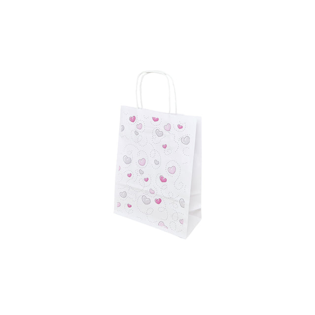 Pungă Hârtie Kraft cu Model 1 Love 18 x 24(H) x 7cm