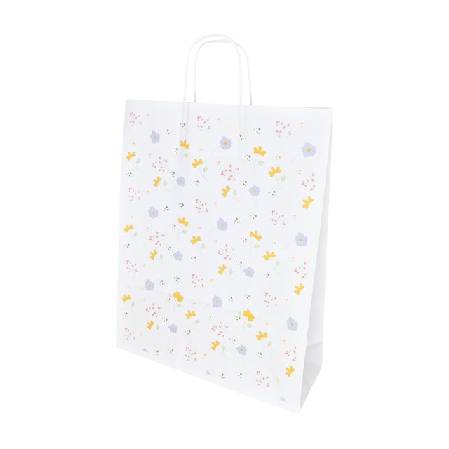 Pungă Hârtie Kraft cu Model 5 Floral 32 x 41(H) x 12cm