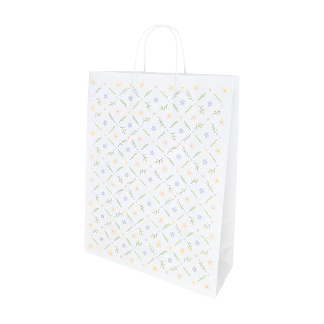 Kraft Paper Bag with Pattern 1 Floral 32 x 41(H) x 12cm