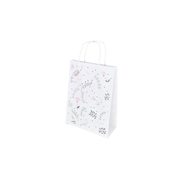 Hartes Kraftpapier mit Modell 3 Floral 18 x 24(H) x 7cm