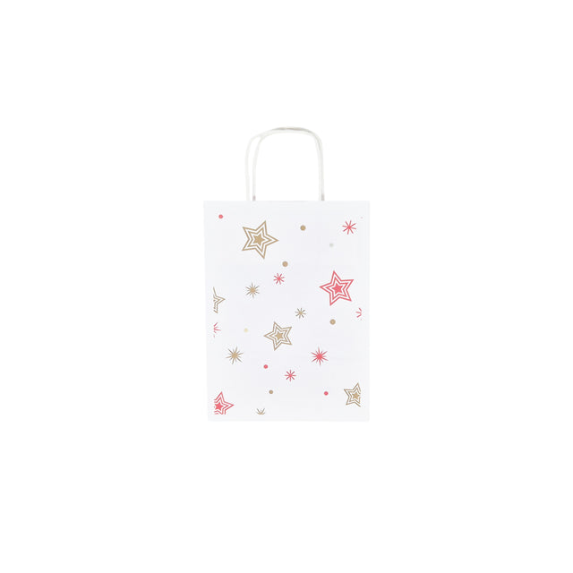 Hartes Kraftpapier mit Modell 1, Blumenmuster, 18 x 24 (H) x 7 cm