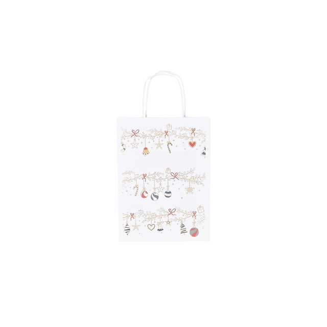 Hartes Kraftpapier mit Modell 1, Blumenmuster, 18 x 24 (H) x 7 cm