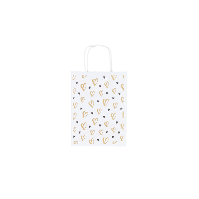 Pungă Hârtie Kraft cu Model 3 Love 18 x 24(H) x 7cm