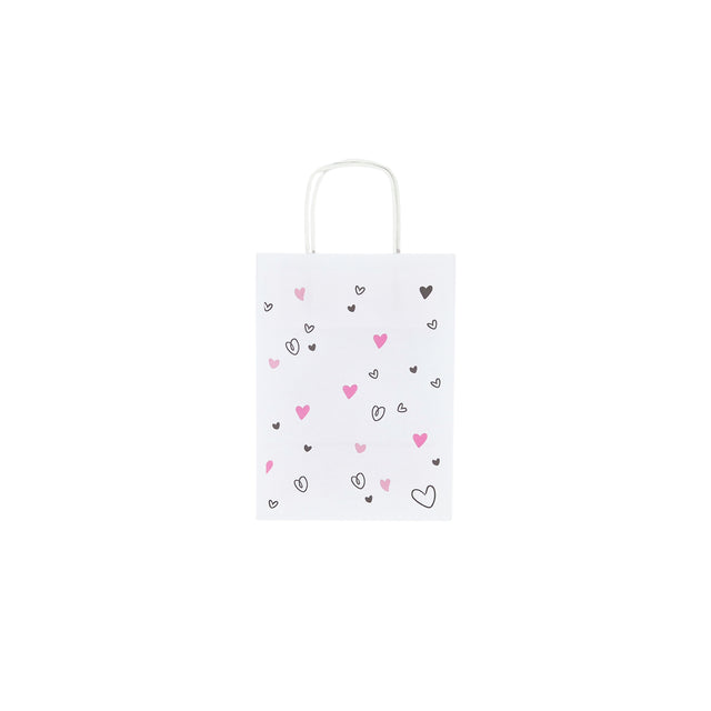 Pungă Hârtie Kraft cu Model 8 Love 18 x 24(H) x 7cm