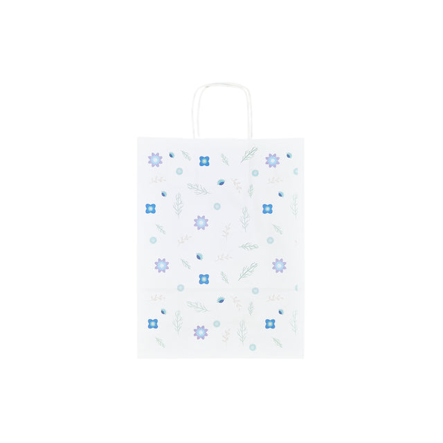 Pungă Hârtie Kraft cu Model 1 Floral 24 x 31(H) x 10cm