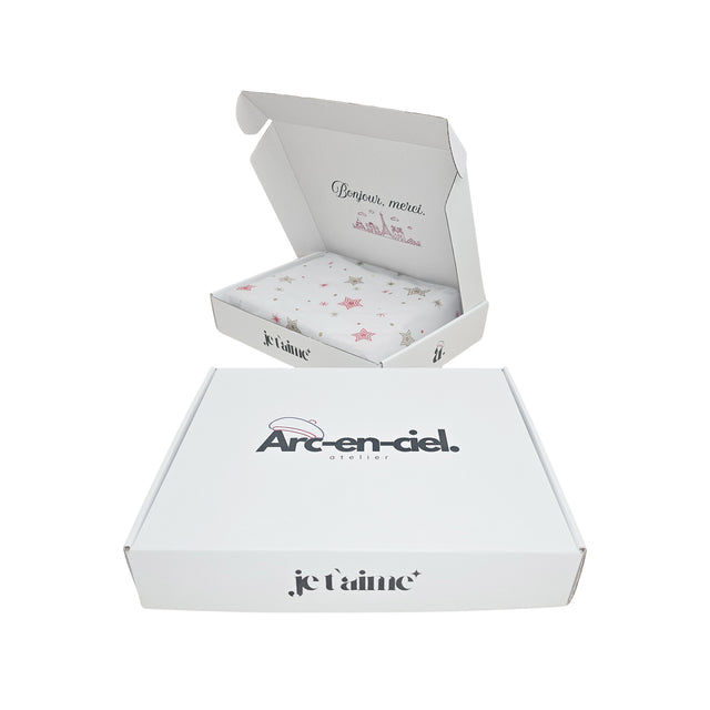 WHITE self-forming box 46 x 35 x 13cm