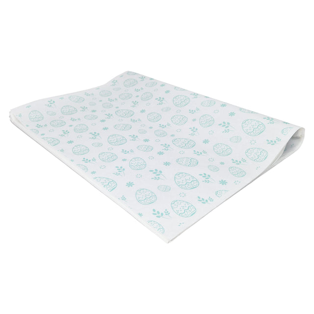 Hârtie de mătase model Paște Spring Egg & Leaf 28g – format 50x75cm