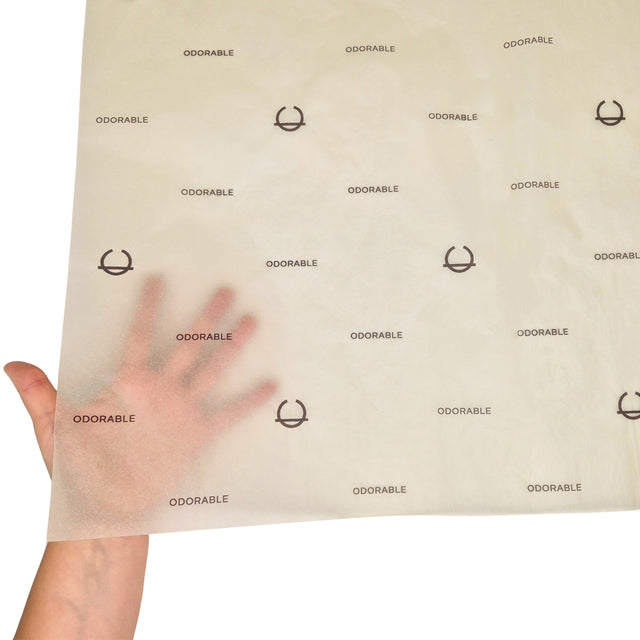 Hârtie de mătase IVORY Personalizată 28g – 50 x 75cm