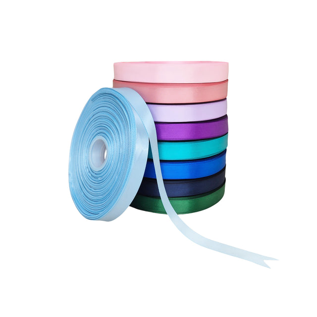 Panglică Dublu Satinată BLEU 2cm x 90m