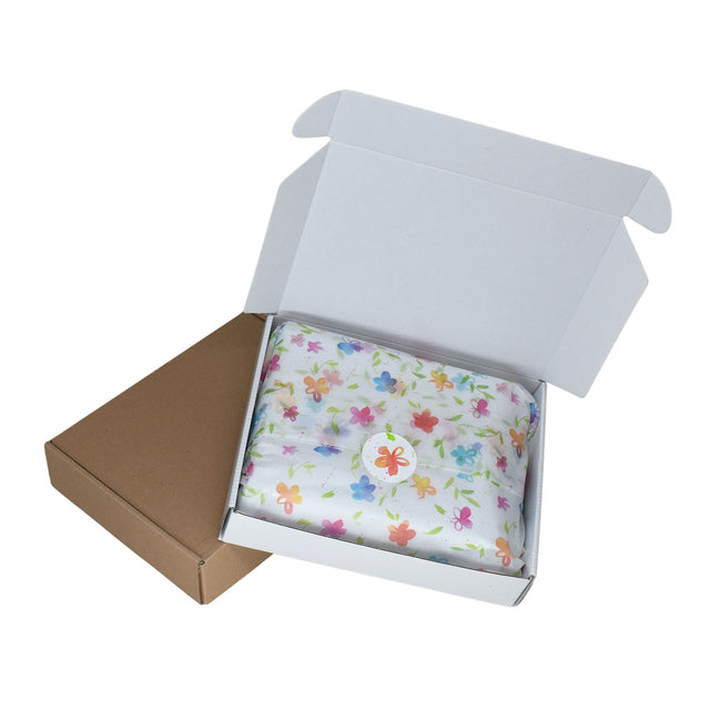 Self-adhesive label/sticker with Pattern 13C Floral