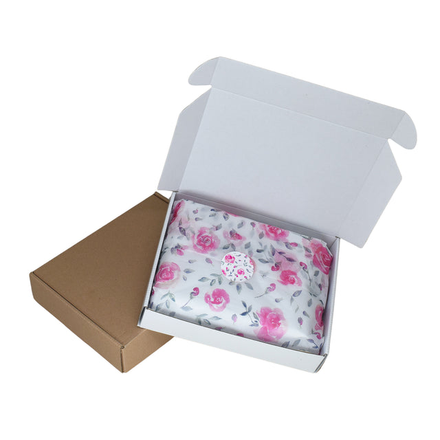 Self-adhesive label/sticker with Pattern 10A Floral