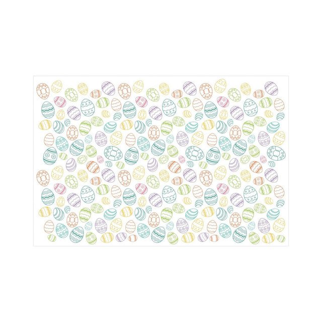 Hârtie de mătase model Paște Sweet Egg Parade 28g – format 50x75cm