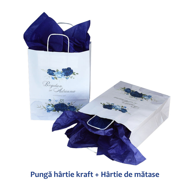 Pungi de Hârtie cu Modele de Nuntă - Model 11 22 x 31(H) x 10cm