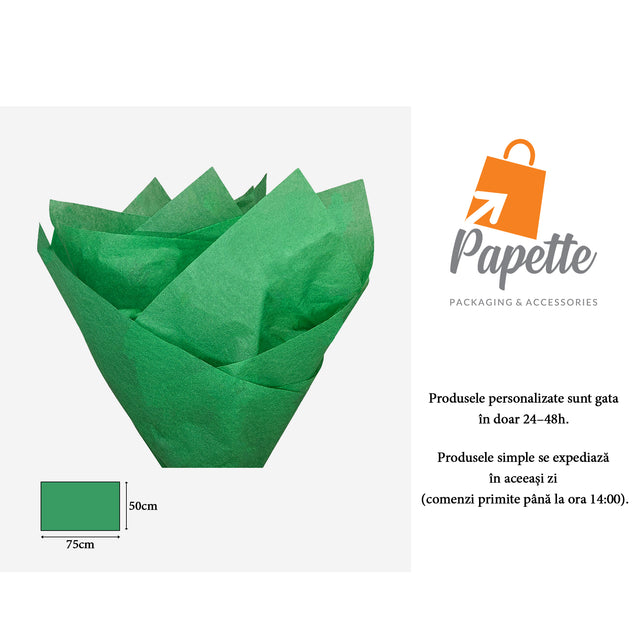 Seidenpapier 17g EVERGREEN - 50 x 75cm