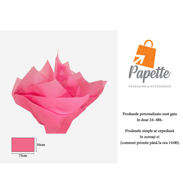 Seidenpapier 17g PASSION PINK - 50 x 75cm