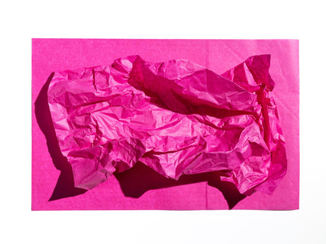 Hârtie de mătase fuchsia, coală deschisă pentru ambalat, 28g/m² – dimensiune 50x75cm