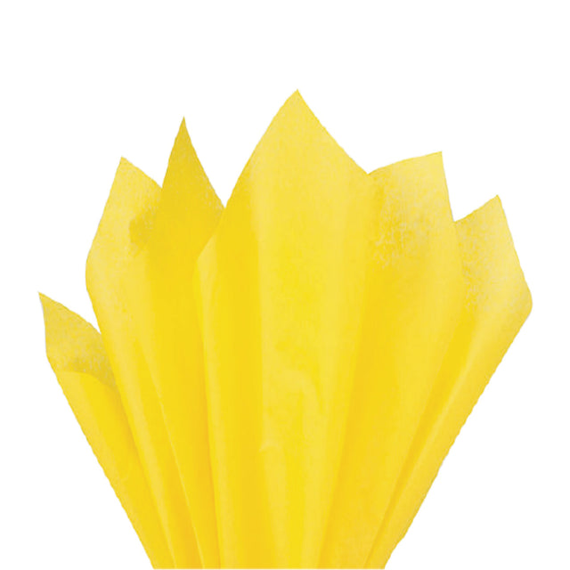 Hârtie de mătase galbenă, aranjament evantai, 17gr – dimensiune 50x75cm