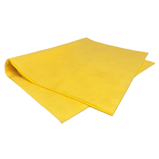 Hârtie de mătase galbenă, top de coli 17g/m² – dimensiune 50x75cm