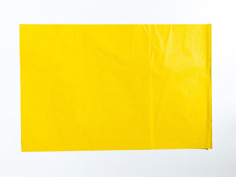 Hârtie de mătase galbenă, coală deschisă 28g/m² – dimensiune 50x75cm