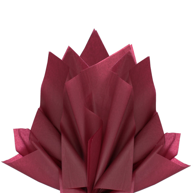 Hârtie de mătase grena, aranjament tip evantai, 17g/m² – dimensiune 50x75cm