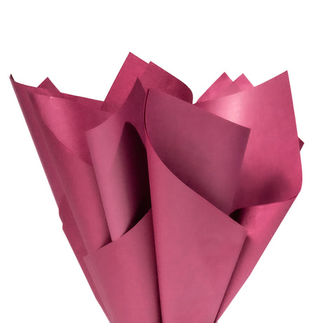 Hârtie de mătase grena, aranjament tip evantai, 28g/m² – dimensiune 50x75cm