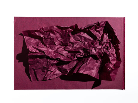 Hârtie de mătase grena, coală deschisă pentru ambalat, 28g/m² – dimensiune 50x75cm