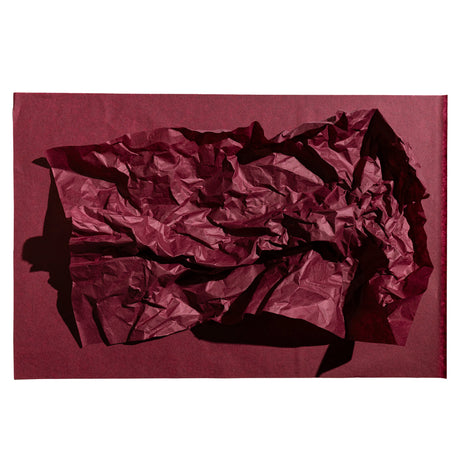 Hârtie de mătase grena, coală deschisă pentru ambalat, 28g/m² – dimensiune 50x75cm