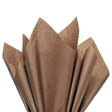 Hârtie de mătase maro-ciocolatiu, aranjament evantai, 17g/m² – dimensiune 50x75cm