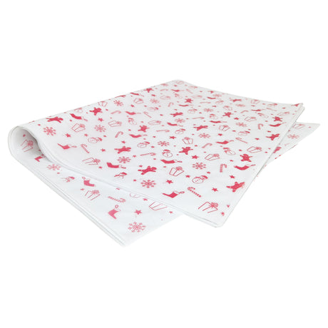 Hârtie de mătase model Crăciun Gingerbread Parade, top de coli 17 g/m² – dimensiune 50x75cm