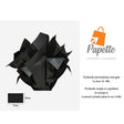 Hârtie de mătase neagra aranjament evantai, 17g/m² – dimensiune 50x75cm