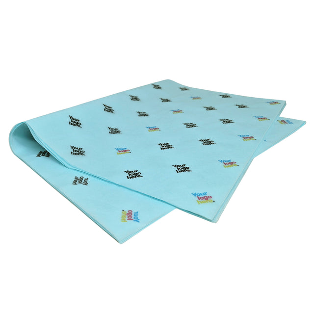 Hârtie de mătase personalizată arctic-bleu, top de coli 17g/m² – dimensiune 50x75cm